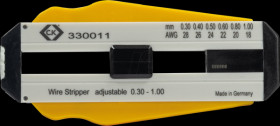 330011 Precision cable stripper: 0.30 - 1.00 mm