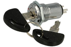 Przełącznik; stacyjka; S333; ON-ON-OFF; 1 tor; 60°; 3 pozycje; bistabilny; na panel; do lutowania; 1A; 250V AC; 16mm; 30mm; stop