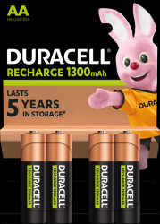 039247 NiMh rechargeable battery, AA (Mignon), 1300 mAh, 4-pack