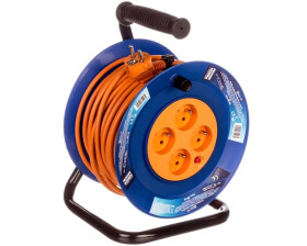 Przedłużacz bębnowy 4-gniazda z/u 30m H05VV-F 3x1 P19430