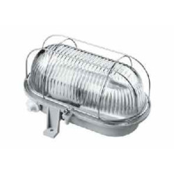 OVAL 100W E27 IP44 klosz przezr. 100178 LENA