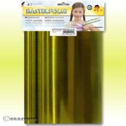 Folia samoprzylepna Oracover Orastick 25-094-B (D x S) 300 mm x 208 mm chrom, żółty