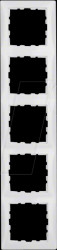 10158989 S.1 5-way frame, polar white glossy