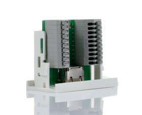 Płyta przednia, gniazdo 1-pinowe HDMI Żeński