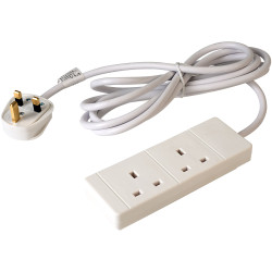 Mercury 429.767UK 2 Gang 13A Mains Extension Lead 3.0m