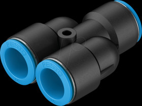 130609 Connector, Y-shaped, 3 x diameter 16 mm