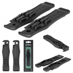 Zestaw łyżek rowerowych do opon z uchwytem do bitów i wykrętakiem wentyli 2szt Bicycle Set 13 WERA