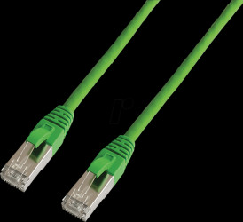 1842-I-5,0M-UF Cat.6a ultra-flex industrial patch cable - 5 m - green