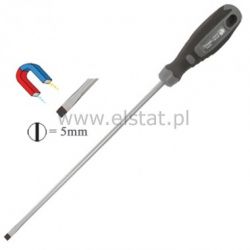 Wkrętak płaski, guma, 5x200, T75713, magnetyczny