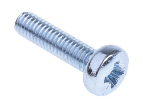 Śruby maszynowe M4 łeb z łbem walcowym soczewkowym Stalowe długość 16.0mm skok 0.70mm