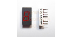 MAN4740A 10.16mm high Red LED display - QT