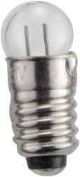 Żarówka wskaźnikowa Barthelme, E5.5, 1.5 V, 100 mA, 0.15 W, 6x14 mm, przejrzysta