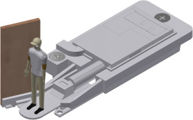 Zestaw do złożenia Viessmann Modelltechnik 4570 H0 Napęd drzwi z napędem silnikowym i ruchem skokowym 1 szt.
