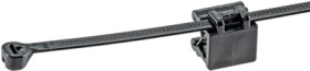 Edge clip, max. bundle Ø 51 mm, PA/galvanized steel, black, (L x W x H) 203 x 13.2 x 16 mm, CMSB24-B2S-D300