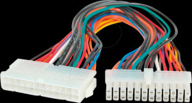 11.03.1016 Motherboard cable, 24-pin ATX plug > 24-pin ATX socket, 30 cm