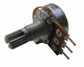 Potencjometr obrotowy A 100k, L=15mm