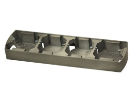 GAZELA Puszka natynkowa 4 poczwórna pozioma satyna PNP-4JH/16 OSPEL