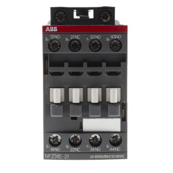 Przekaźnik pomocniczy 20 → 60 V DC, 24 → 60 V AC ABB styki: 4 6 A 3NO + 1NC Śruba 1SBH136001R2131