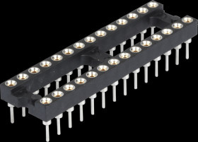 001-2-028-3-B1STF-XT0 Precision IC-Socket, 28 pin, 2,54
