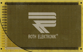 RE323-LF Prototyping board, FR4, spacing 2.54 mm, 32/48-pin