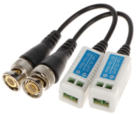 Transformator do przesyłania sygnału wideo po skrętce AHD, HD-CVI, HD-TVI, CVBS, 4K UHD TR-1D*P2