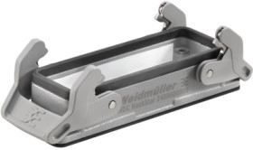 Surface mount housing, size B24, die-cast aluminum, cross bow locking, IP65, 2488600000