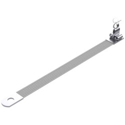 Hebotec 1080-102C HSKM Fastener Cable Clip Fixings Black Plastic 150mm