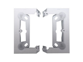 SIMON 54 Puszka natynkowa 1 pojedyncza składana do ramek Simon 54 PREMIUM srebrny mat DSC/43 KONTAKT SIMON