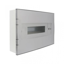 Rozdzielnica modułowa n/t KRN-12 N+PE IP40 IK07 drzwi transparentne 24.112