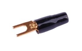 ZKW8-6.5BK Końcówka widełkowa złocona M6,