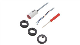 Pa18cad10pasa Czujnik Fotoelektryczny, Zasięg: 0÷1M, Pnp, Dark-On, Light-On