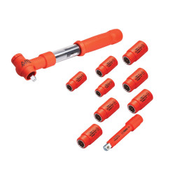 Zestaw nasadek rozmiar napędu 3/8 cala elementy: ITL Insulated Tools Ltd