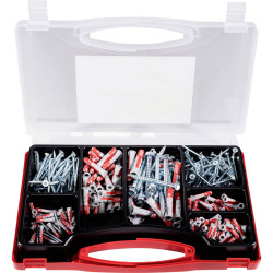 Fischer 577158 Meister-Box XL Fastener set 210 pcs Dowels and Jointing Biscuit