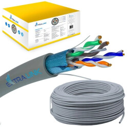 Kabel sieciowy skrętka 305M Extralink CAT5E FTP (F/UTP) Wewnętrzny