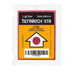 TiltWatch XTR 10 pack Tilt Label