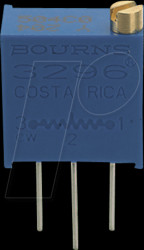 3296Y-1-504LF Spindle trimmer, 500 kOhm, linear