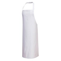 Cotton Bib Apron - White