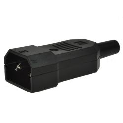 Wtyk AC IEC C14 zasil.komp. na kabel IEC