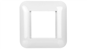 Kos45 Ramka Pojedyncza + Uchwyt Do Modułów 45X45 Biały 350446
