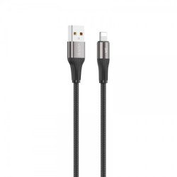 KABEL USB/IPHONE 3A 1M CZARNY VIDVIE