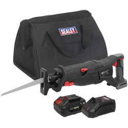 Sealey CP20VRSXKIT1 Brushless Reciprocating Saw 20V 4Ah SV20 Series Kit