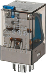 Relay, 3 Form C (NO/NC), 60 V (DC), 2.76 kΩ, 10 A, 400 V (AC), 60.13.9.060.0040