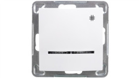 Impresja Łącznik Krzyżowy Z Podświetleniem Biały Łp-4Ys/M/00