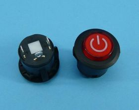 PBO-18AR-250V 16A/250V RED PODŚ.=230V
