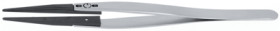 ESD Ceramic tweezers, uninsulated, antimagnetic, ceramic, 130 mm, 2AZJK.SA.0