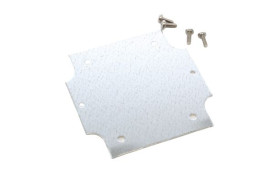 Płyta montażowa, 90mm x 90mm, materiał: Stal, Hammond