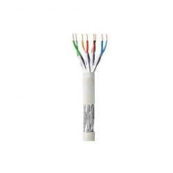 Kabel Skrętka Kat 6 S/FTP PIMF Drut 305m Box Szara SOHO CCA