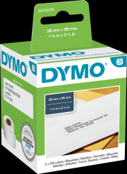 S0722370 DYMO labels for LabelWriter, 28 x 89 mm