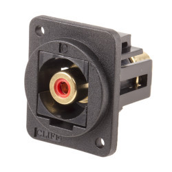 Gniazdo RCA Montaż na panelu Żeński Przepust RS PRO