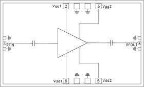 Medium Power Amplifier Chip, 81 - 86 GHz